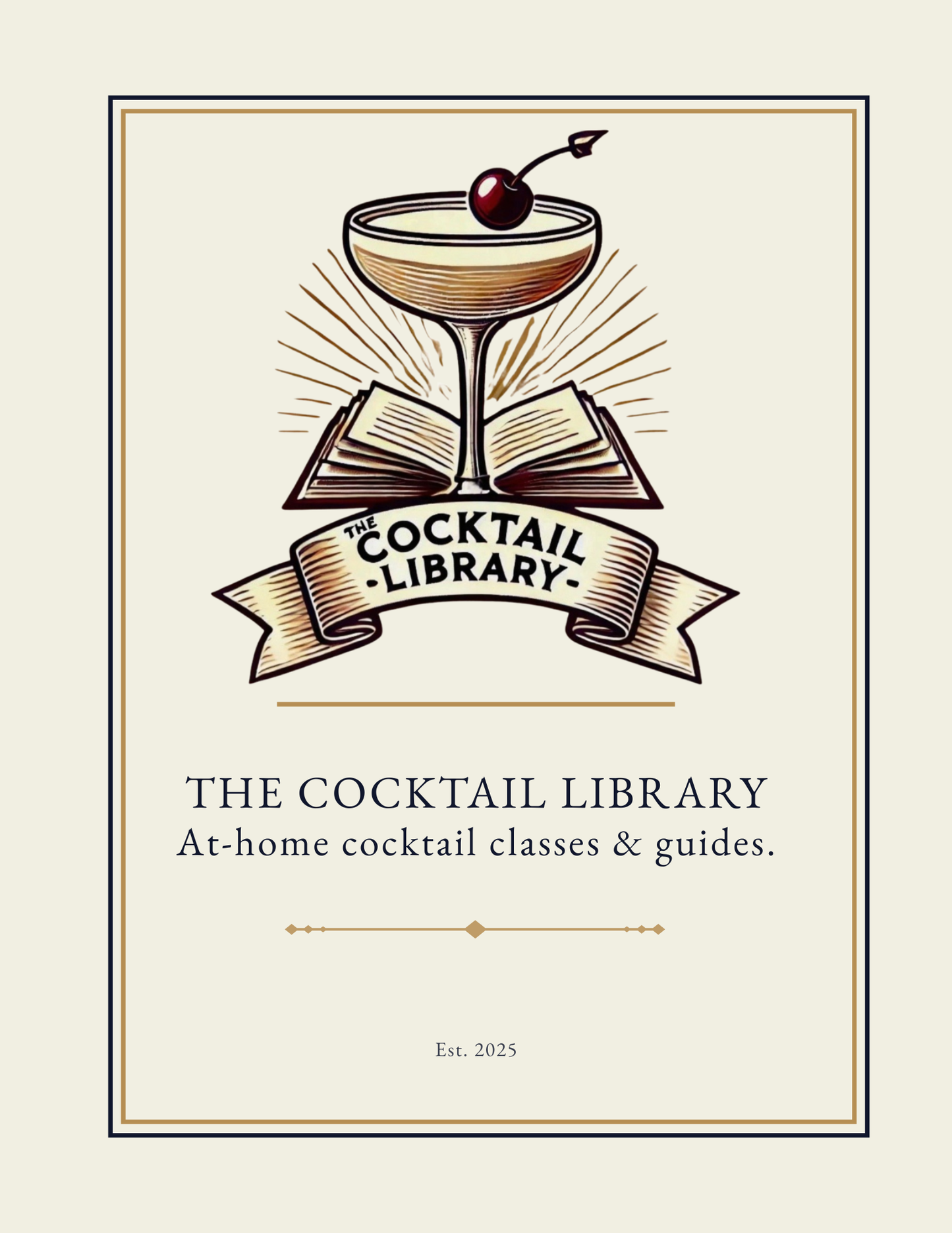 The Cocktail Library: At Home Cocktail Class Kit — First Edition (Digital Download)
